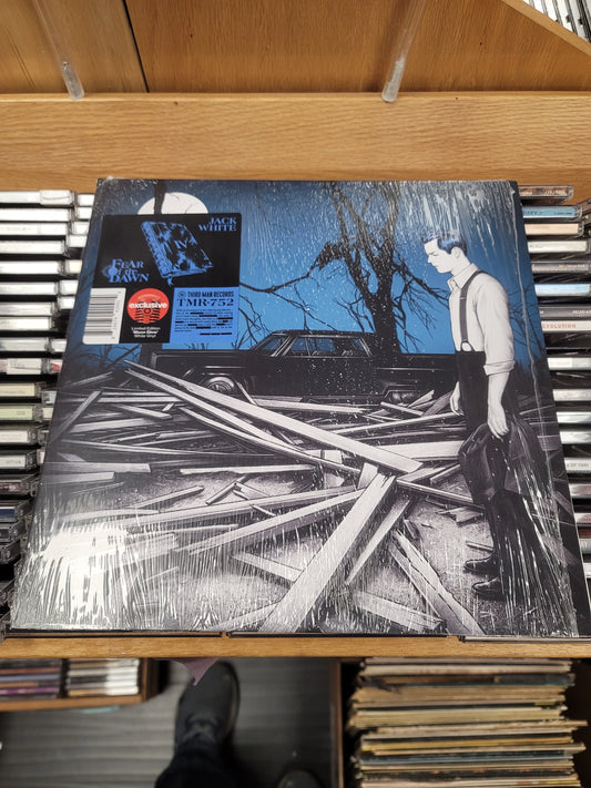 USED: Jack White - Fear of the Dawn LP record (clear/white vinyl)