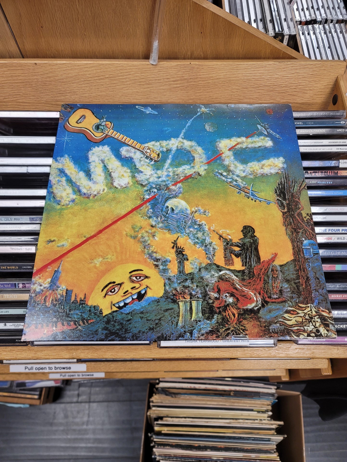 USED: MDC - Smoke Signals LP record (white vinyl)