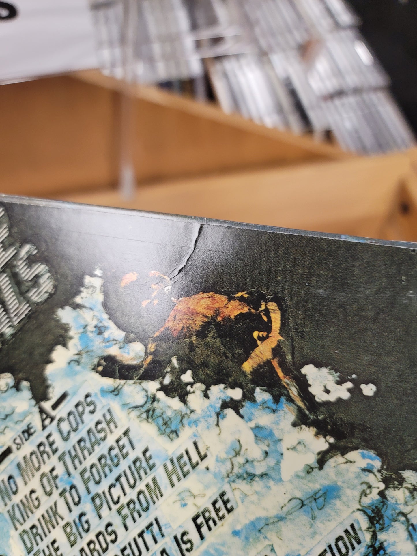 USED: MDC - Smoke Signals LP record (white vinyl)