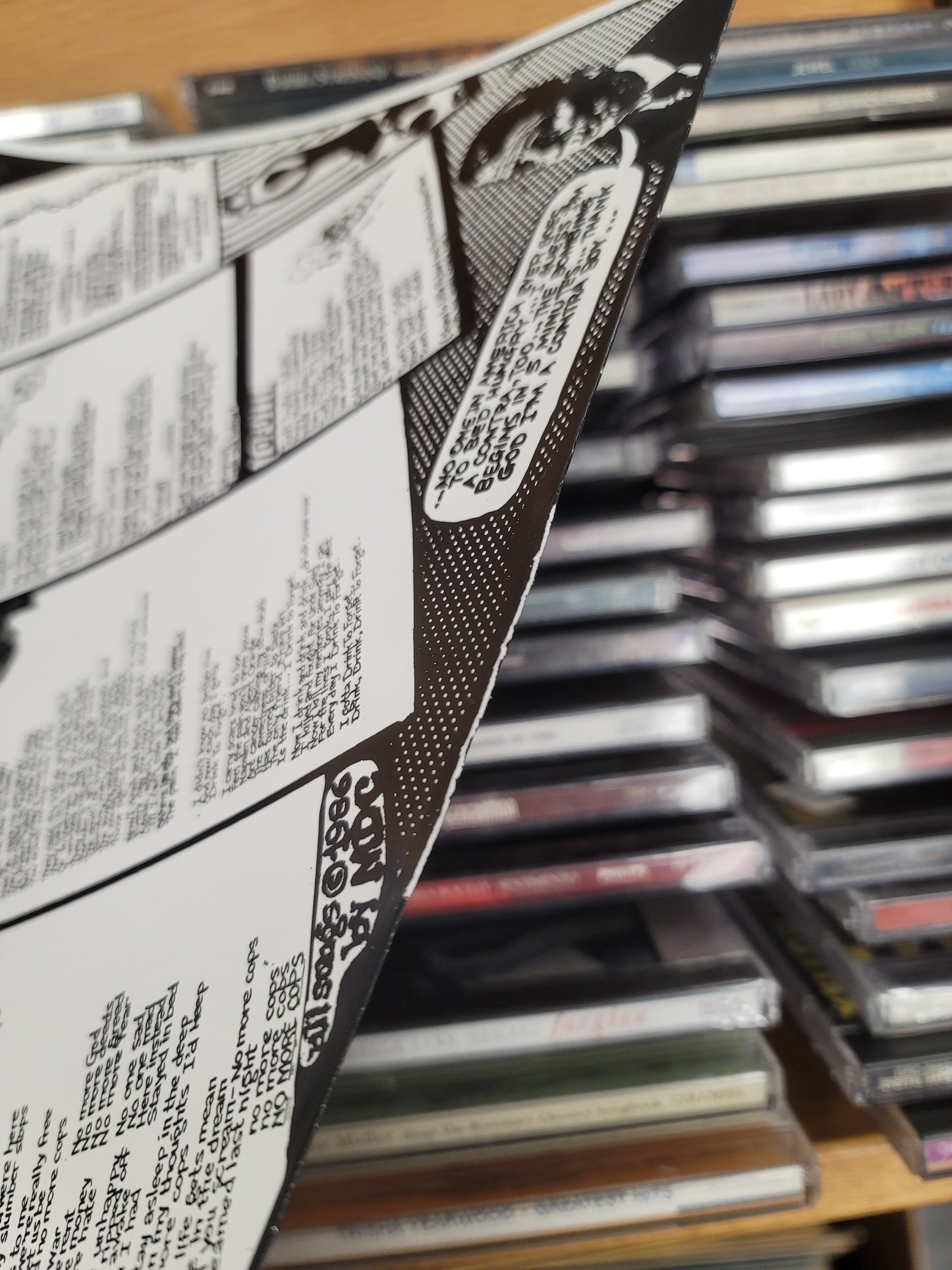 USED: MDC - Smoke Signals LP record (white vinyl)