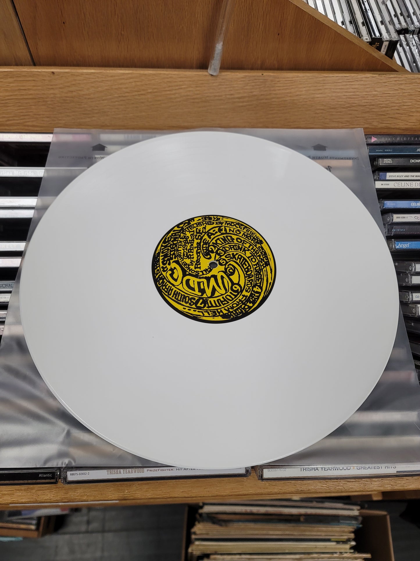 USED: MDC - Smoke Signals LP record (white vinyl)