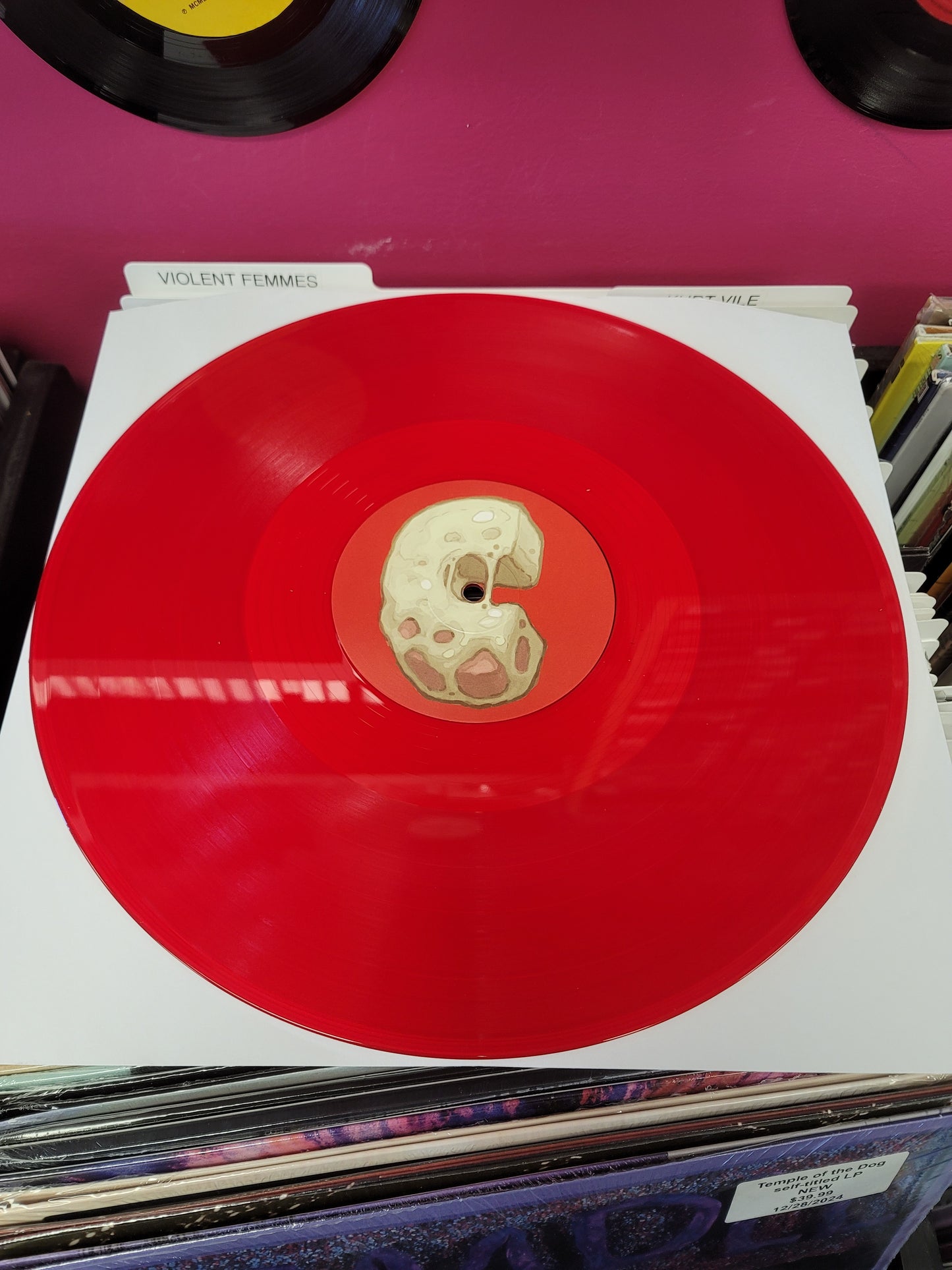 USED: Aesop Rock - Skelethon LP record (red vinyl)