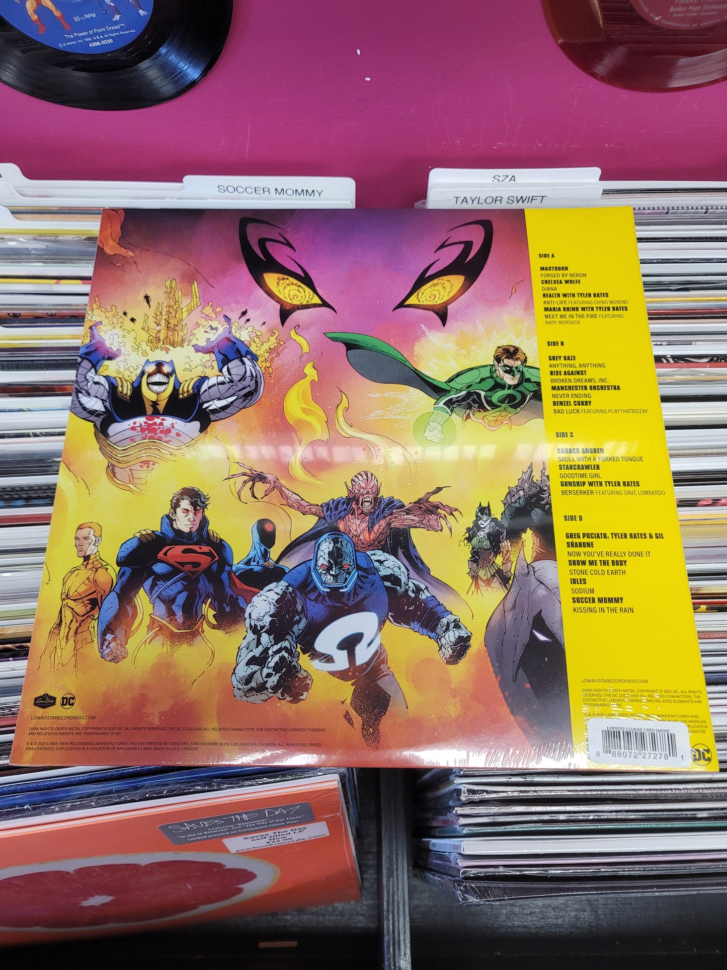 USED: Dark Nights: Death Metal soundtrack LP (red smoke vinyl)