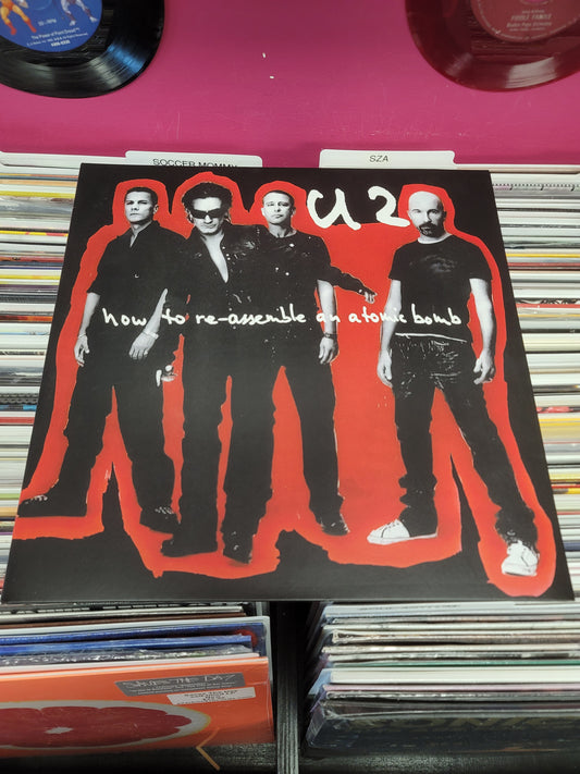 USED: U2 - How To Re-Assemble An Atomic Bomb LP record (red vinyl)