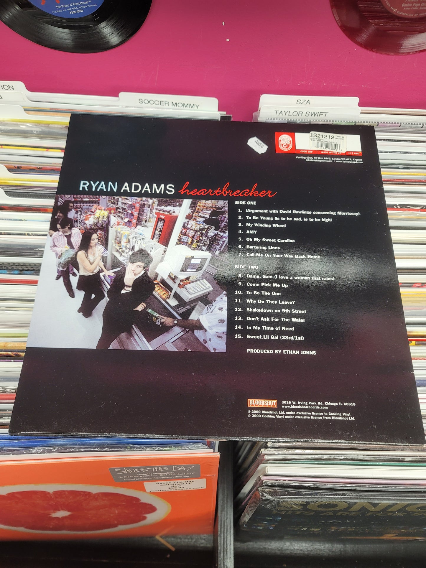 USED: Ryan Adams - Heartbreaker LP vinyl record