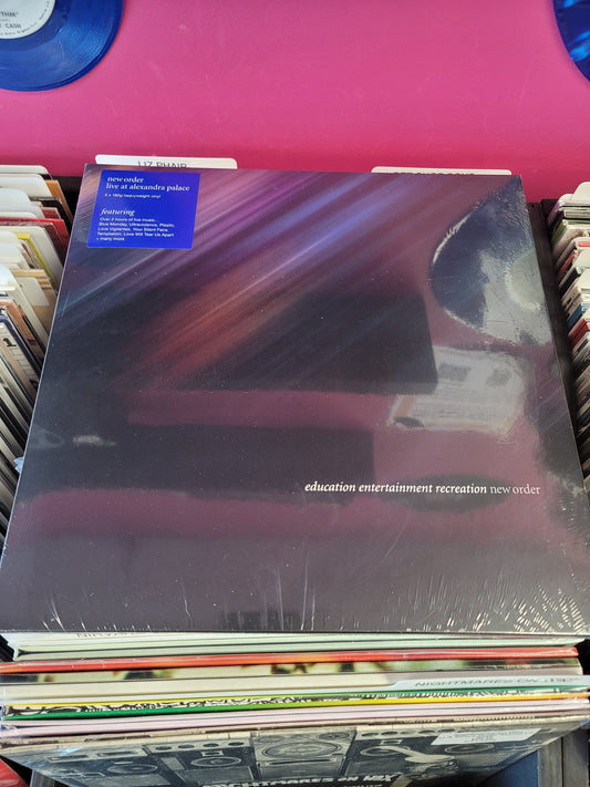 USED: New Order - Education Entertainment Recreation LP triple vinyl record set