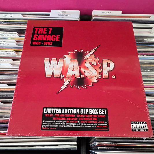 USED: W.A.S.P. - The 7 Savage: 1984-1992 vinyl box set
