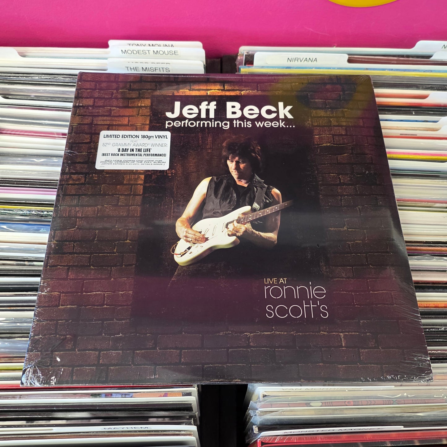 USED: Jeff Beck - Performing This Week.. Live At Ronnie Scott's LP vinyl record