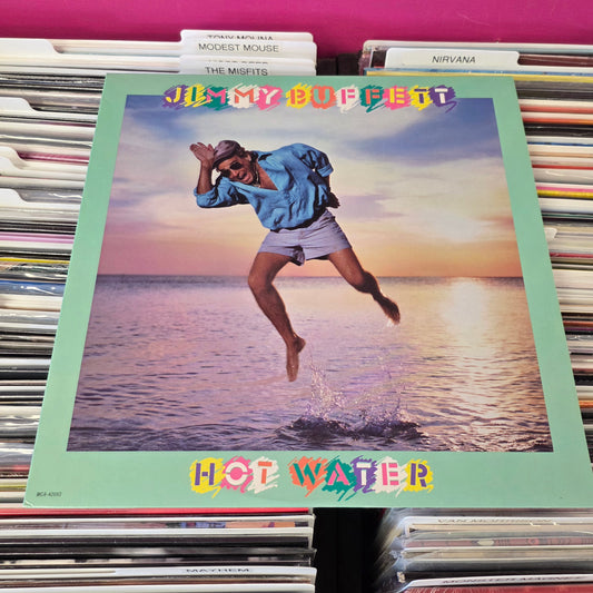 USED: Jimmy Buffett - Hot Water LP vinyl record