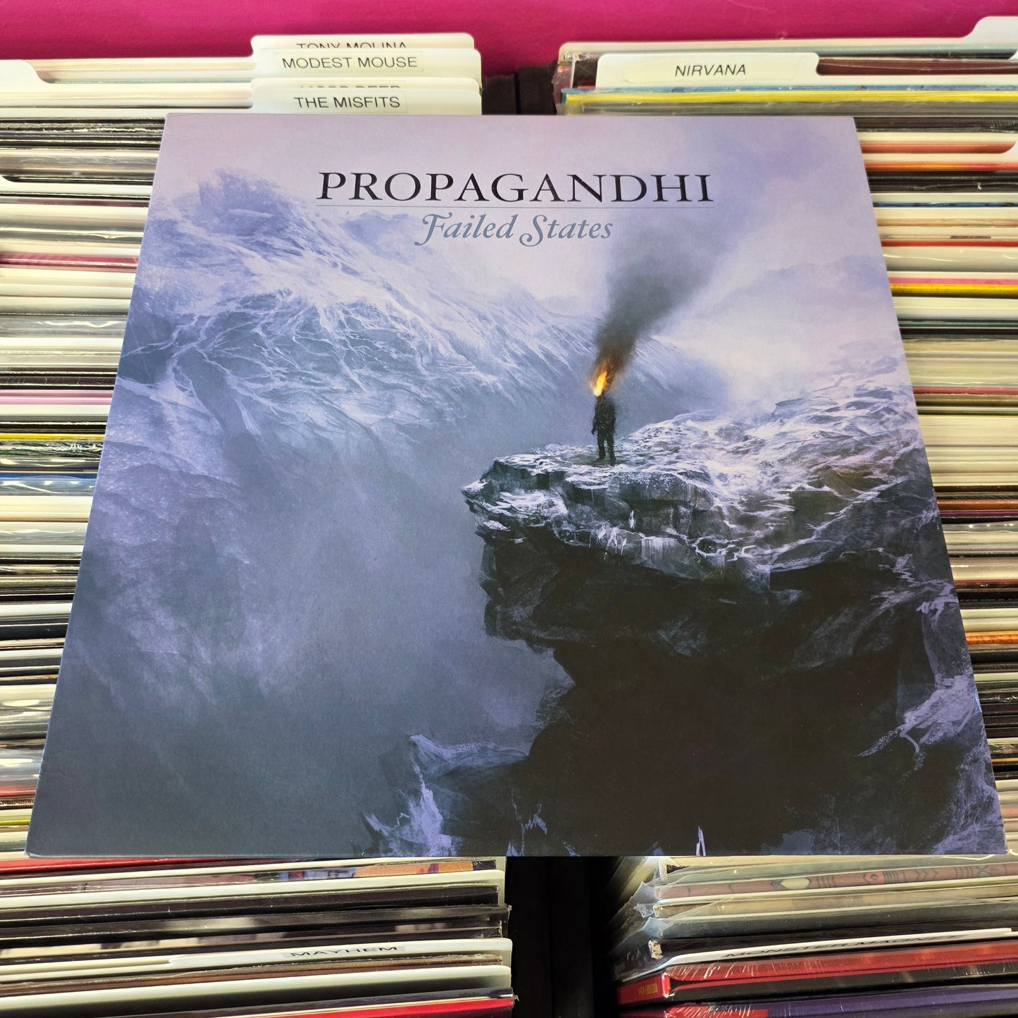 USED: Propagandhi - Failed States LP record (pink vinyl)