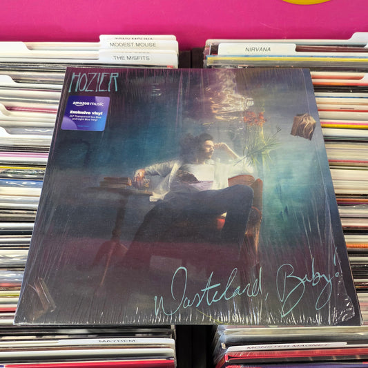 USED: Hozier - Wasteland, Baby! 2xLP Amazon Exclusive blue vinyl record