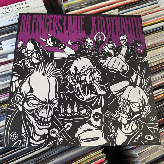 USED: 88 Fingers Louie / Kid Dynamite split 10" EP (purple / black vinyl)