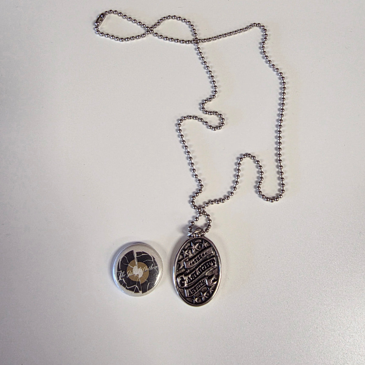 The Gaslight Anthem necklace / pendant with bonus pin