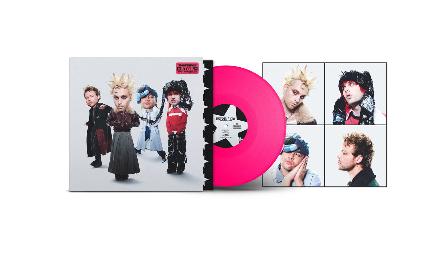 5 Seconds of Summer - Everyone's A Star! LP record (pink glitter vinyl)