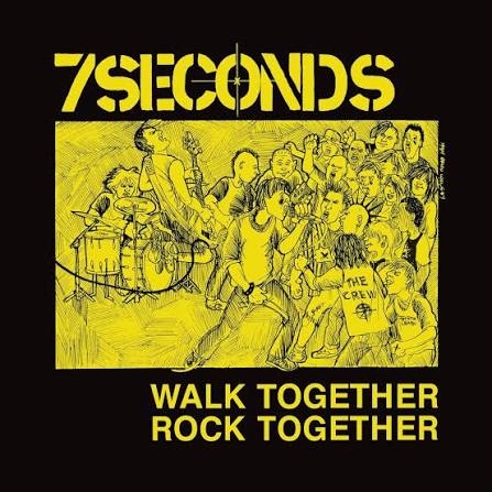7 Seconds - Walk Together, Rock Together LP record (deluxe edition on orange vinyl)