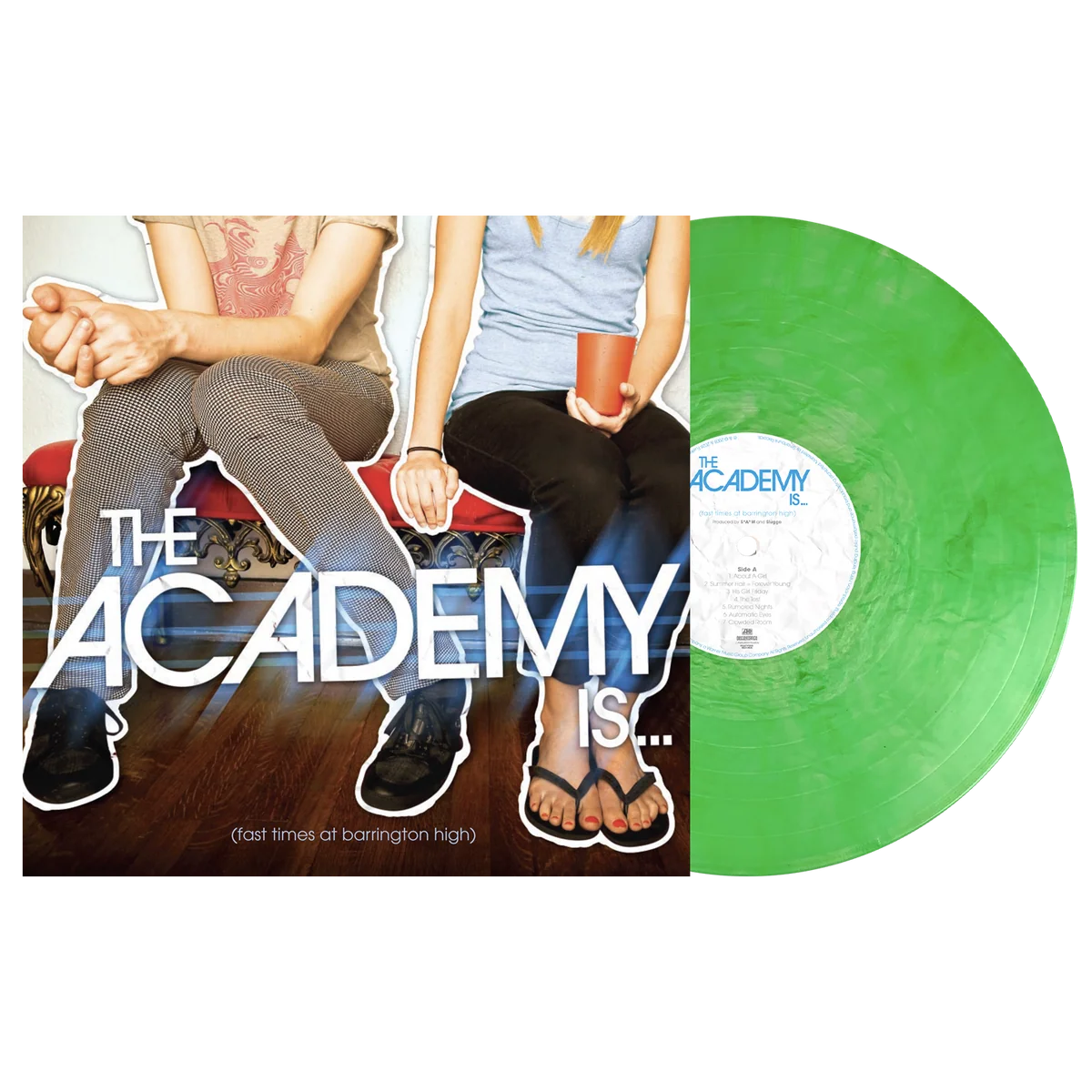 PREORDER (11/06/26): The Academy Is... - Fast Times at Barrington High LP fluorescent green vinyl record (18th Anniversary Edition)