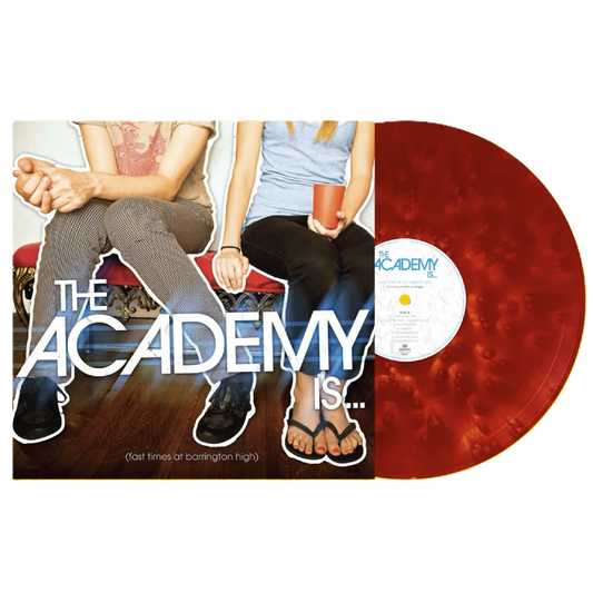 PREORDER (11/06/26): The Academy Is...Fast Times at Barrington High LP red & milky clear vinyl record (18th Anniversary Edition)