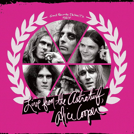 Alice Cooper - Live From the Astroturf LP record (apricot vinyl)