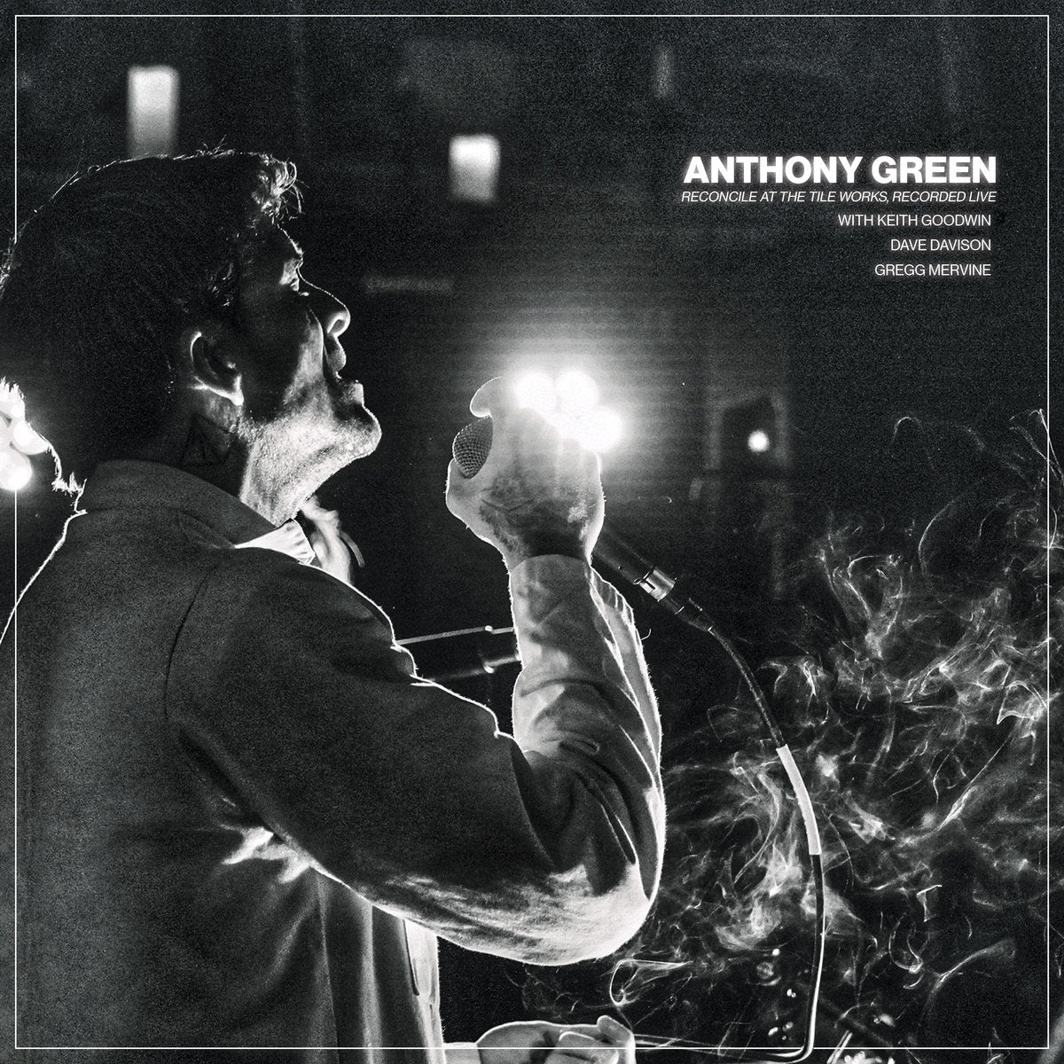 Anthony Green - Reconcile at the Tile Works LP record ("ultra clear/galaxy black" vinyl)