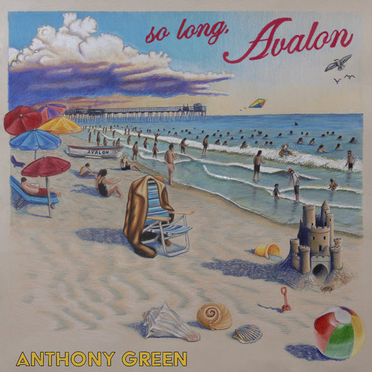 Anthony Green - So Long, Avalon LP record (gold/white swirl vinyl)