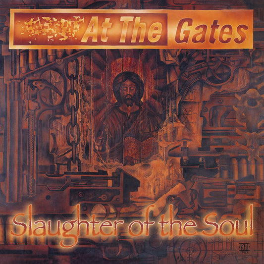 USED: At The Gates - Slaughter of the Soul LP record (orange / black vinyl)