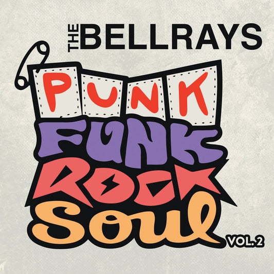 USED: The Bellrays - Punk Funk Rock Soul Vol. 2 LP record (purple vinyl)
