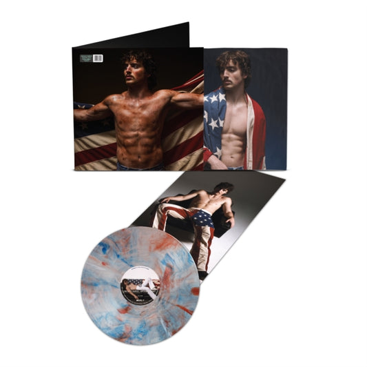 Benson Boone - American Heart LP vinyl record (red,white, & blue marble vinyl)