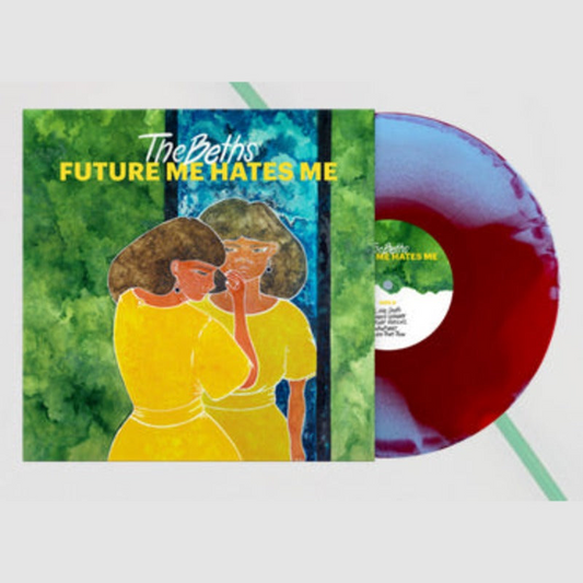 The Beths - Future Me Hates Me LP red and blue colored vinyl record