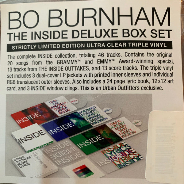 Bo Burnham - Inside LP record (deluxe box set edition - UO exclusive on clear vinyl)