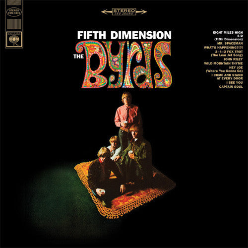 USED: The Byrds - Fifth Dimension LP record (red vinyl)