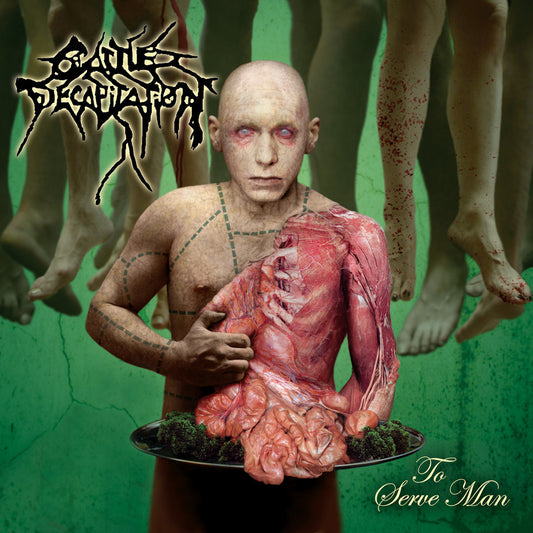 Cattle Decapitation - To Serve Man LP record (clear vinyl)