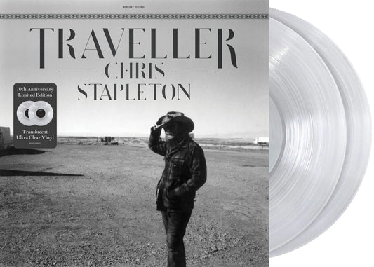 Chris Stapleton - Traveller LP record (10th anniversary edition on clear vinyl)