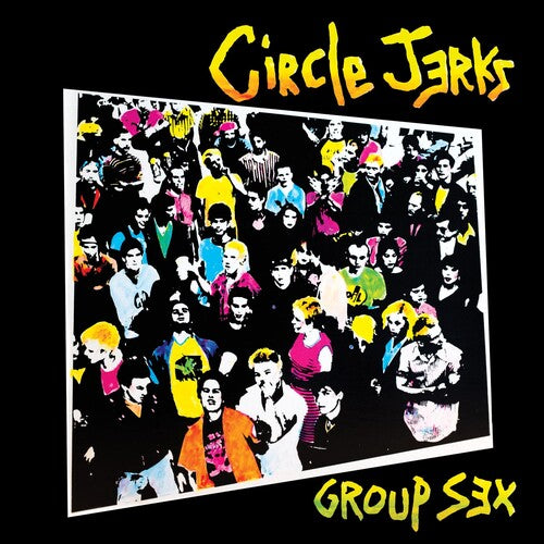 Circle Jerks - Group Sex LP record (pink vinyl w/ splatter)