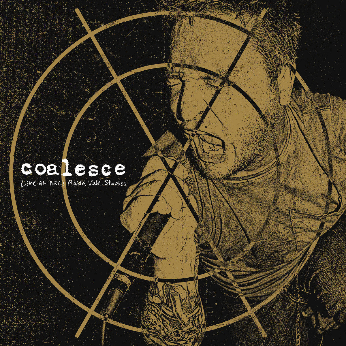 Coalesce - Live at BBC's Maida Vale Studios LP record (gold vinyl)