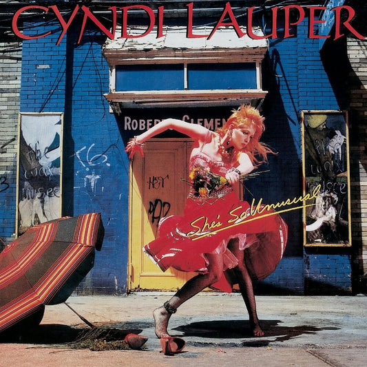 Cyndi Lauper - She's So Unusual LP record (blue vinyl)