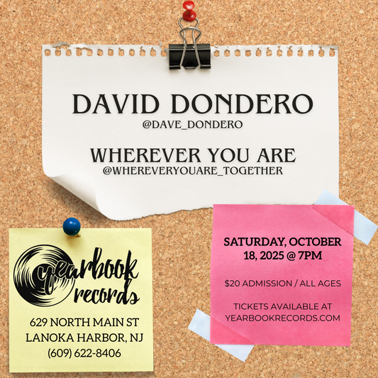 LIVE: DAVID DONDERO - OCTOBER 18, 2025