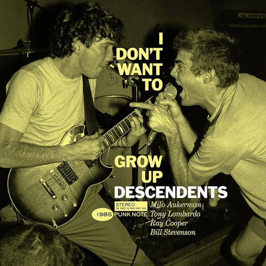 Descendents - I Don't Want To Grow Up LP vinyl record (Punk Note edition)