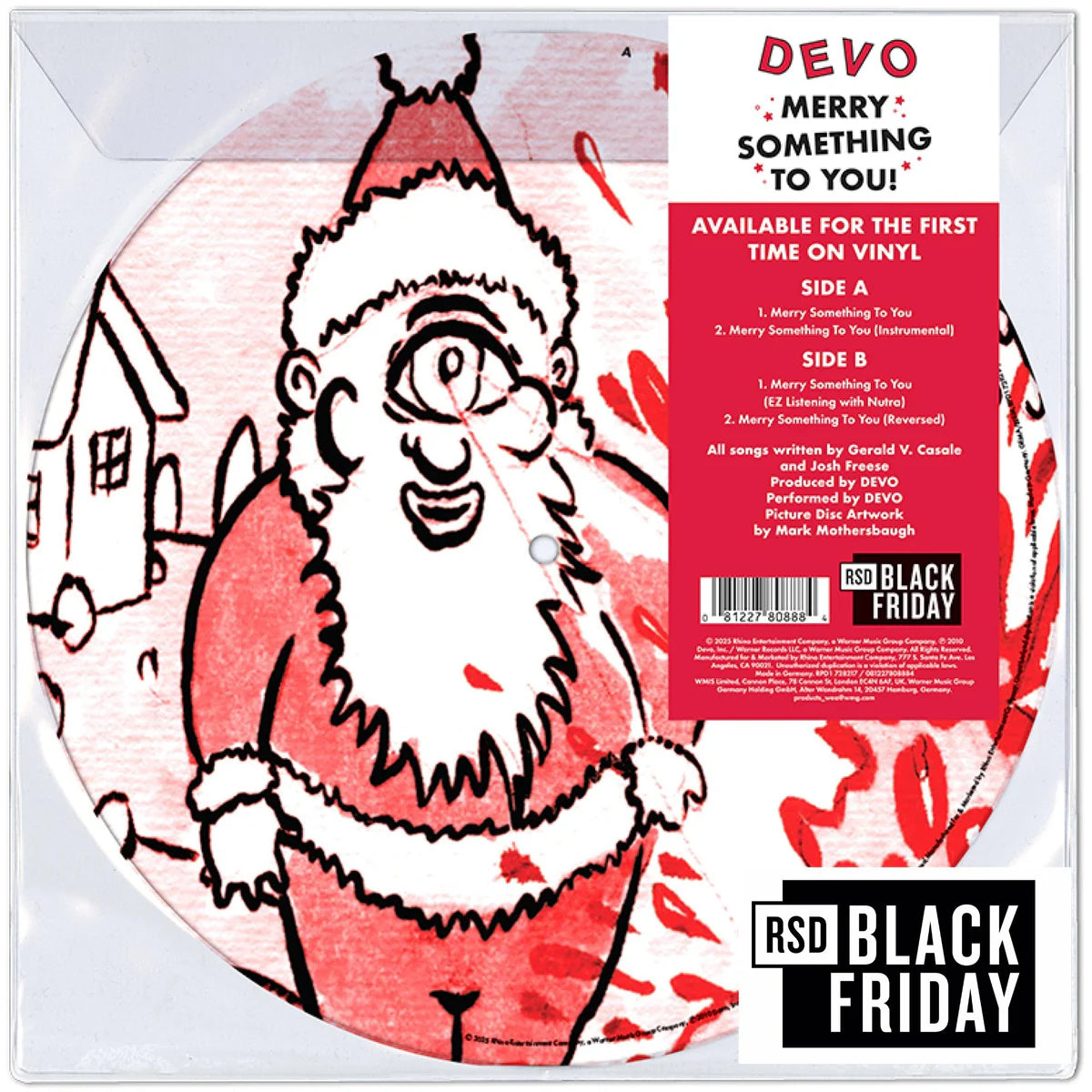 Devo - Merry Something To You 12" picture disc (RSD Black Friday 2025)