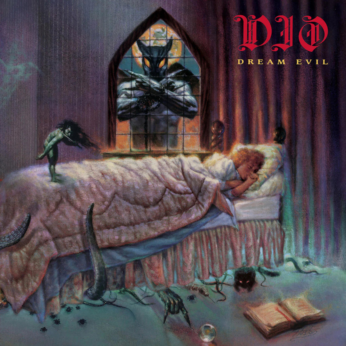 Dio - Dream Evil LP record (blue vinyl)