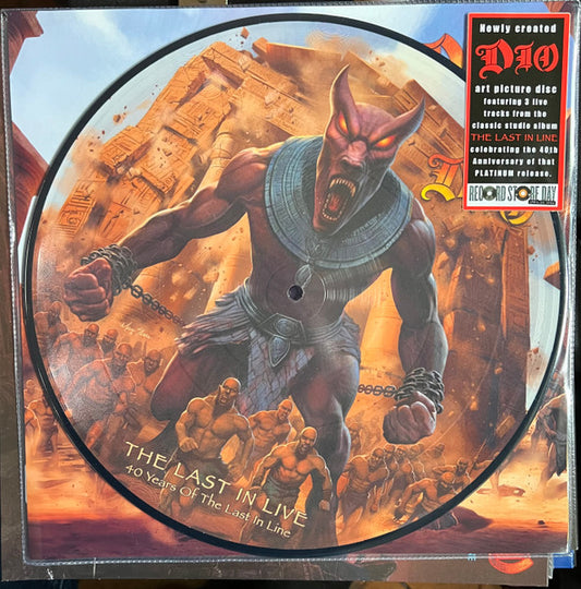 Dio - The Last in Live picture disc record