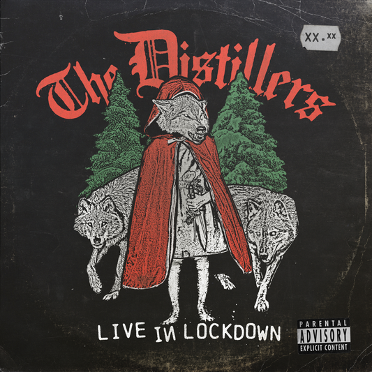 The Distillers - Live In Lockdown LP record (mint colored vinyl)
