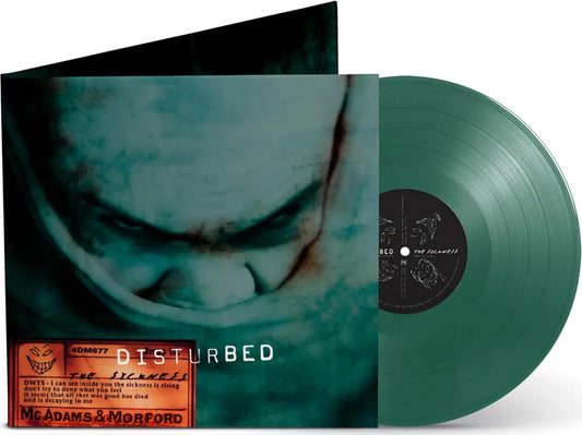 Disturbed - The Sickness LP record (25th anniversary edition on green vinyl)