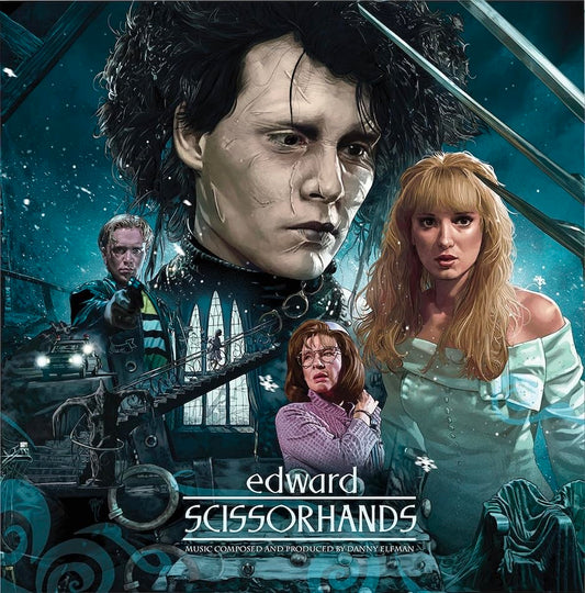 PREORDER: Edward Scissorhands Motion Picture Soundtrack by Danny Elfman 180g Snow Dance Color vinyl record