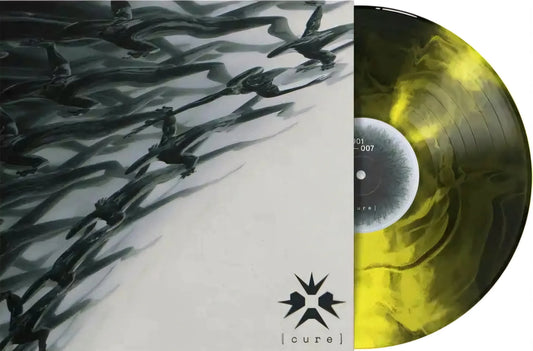 Erra - Cure LP record (black & yellow galaxy colored vinyl)