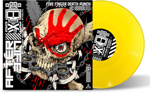 Five Finger Death Punch - Afterlife LP record (yellow vinyl)