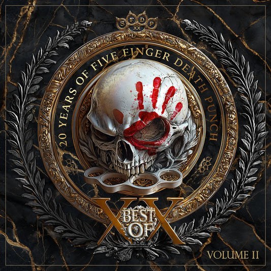 Five Finger Death Punch - Best Of, Volume 2 LP record ("bone and blood" colored vinyl)
