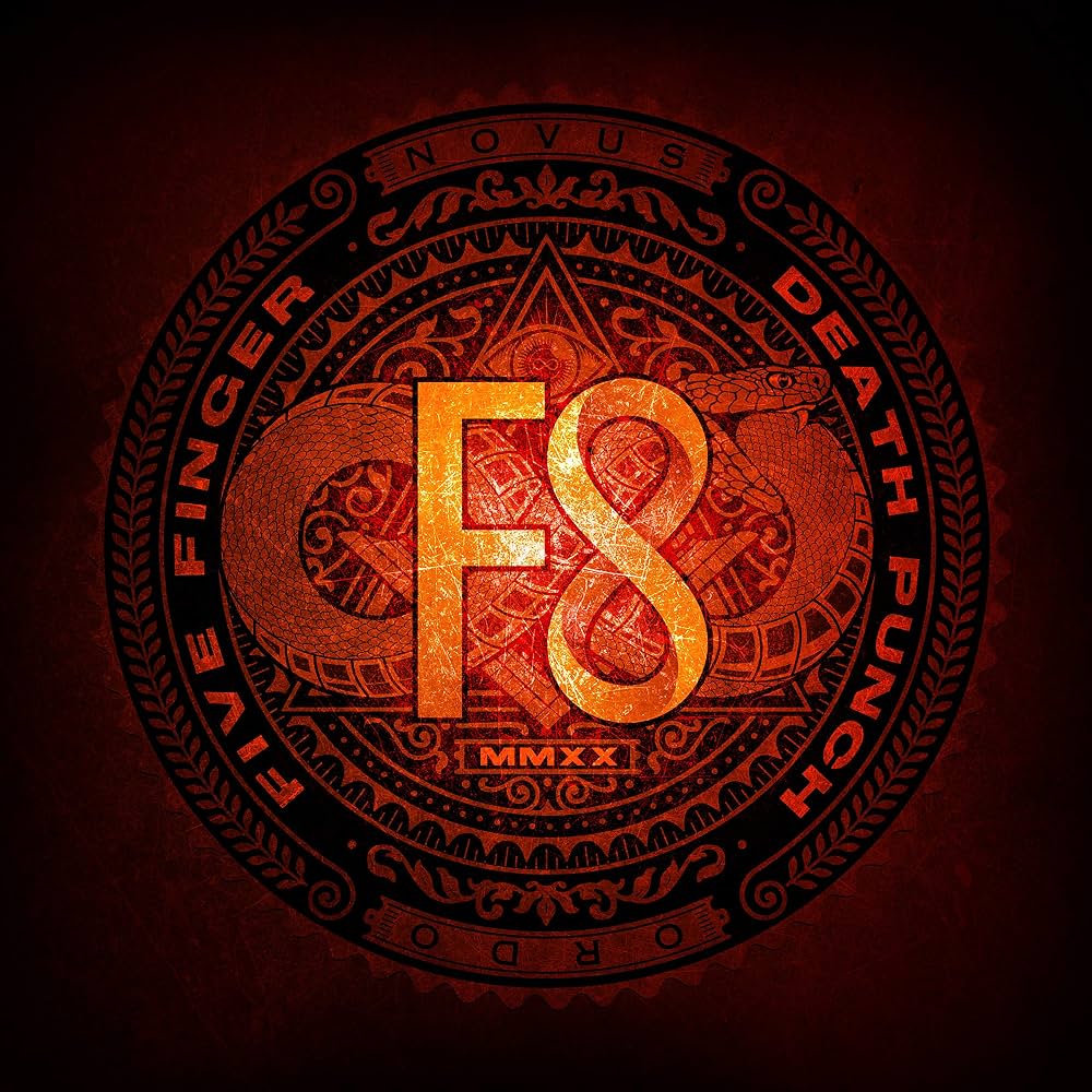 Five Finger Death Punch - F8 LP record (red vinyl)