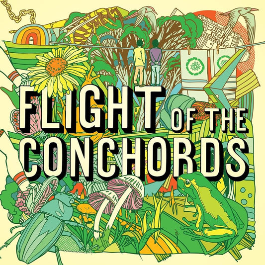 Flight of the Conchords - self-titled LP record (green vinyl)