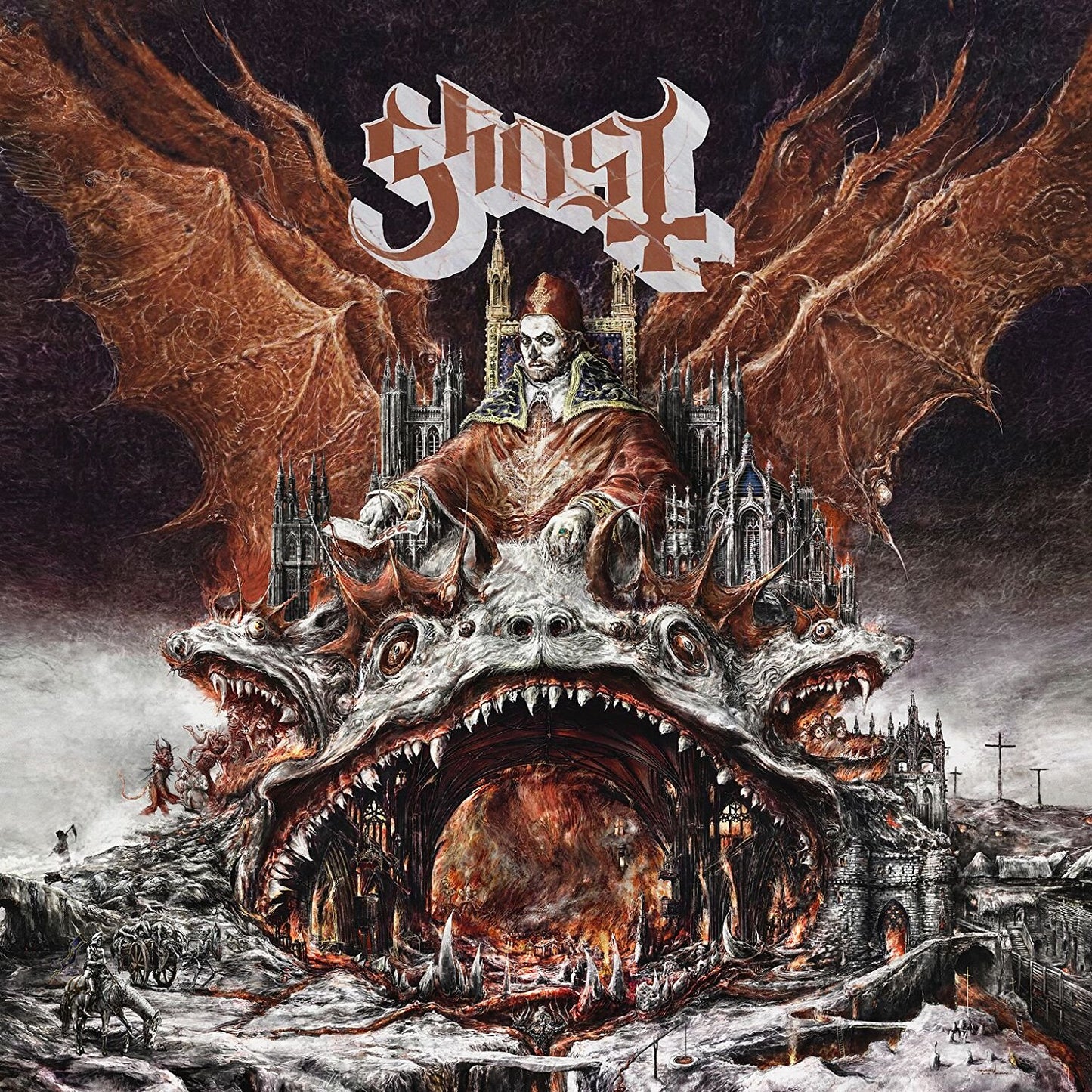 Ghost - Prequelle LP record (clear smoke vinyl w/ bonus 7")