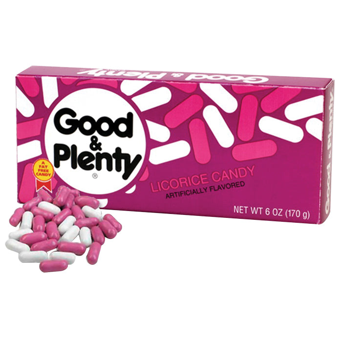 Good & Plenty licorice candy, 6oz box